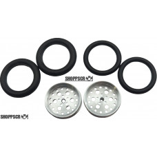 Pro Track Top Fuel in Plain 3/4" O-Ring Drag Front Wheels for 1/16" axle