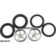 Pro Track Sawblade in Plain 3/4" O-Ring Drag Front Wheels for 1/16" axle