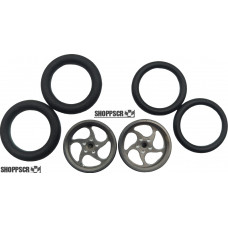 Pro Track Sawblade in Gray 3/4" O-Ring Drag Front Wheels for 1/16" axle