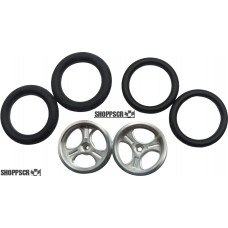 Pro Track Streter in Plain 3/4" O-Ring Drag Front Wheels for 1/16" axle