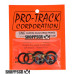 Pro Track Streter in Gray 3/4" O-Ring Drag Front Wheels for 1/16" axle
