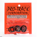 Pro Track Ninja in Gray 3/4" O-Ring Drag Front Wheels for 1/16" axle