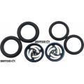 Pro Track Ninja in Gray 3/4" O-Ring Drag Front Wheels for 1/16" axle