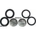 Pro Track Classic in Plain 3/4" O-Ring Drag Front Wheels for 1/16" axle