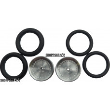 Pro Track Classic in Plain 3/4" O-Ring Drag Front Wheels for 1/16" axle