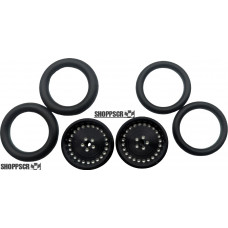 Pro Track Classic in Black 3/4" O-Ring Drag Front Wheels for 1/16" axle