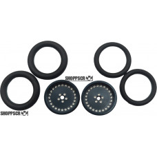 Pro Track Classic in Gray 3/4" O-Ring Drag Front Wheels for 1/16" axle