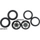 Pro Track Daytona in Black 3/4" O-Ring Drag Front Wheels for 1/16" axle
