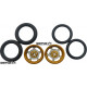 Pro Track Daytona in Gold 3/4" O-Ring Drag Front Wheels for 1/16" axle