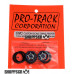 Pro Track Daytona in Gray 3/4" O-Ring Drag Front Wheels for 1/16" axle