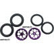 Pro Track Magnum in Purple 3/4" O-Ring Drag Front Wheels for 1/16" axle