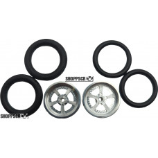 Pro Track Evolution in Plain 3/4" O-Ring Drag Front Wheels for 1/16" axle