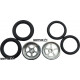 Pro Track Evolution in Plain 3/4" O-Ring Drag Front Wheels for 1/16" axle