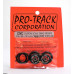 Pro Track Evolution in Gray 3/4" O-Ring Drag Front Wheels for 1/16" axle