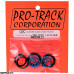 Pro Track Bulldog in Blue 3/4" O-Ring Drag Front Wheels for 1/16" axle