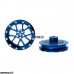 Pro Track Bulldog in Blue 3/4" O-Ring Drag Front Wheels for 1/16" axle