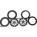 Pro Track Bulldog in Black 3/4" O-Ring Drag Front Wheels for 1/16" axle