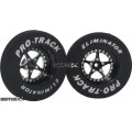 Pro Track Star in Black 1-1/16" Foam Drag Front Wheels for 1/16" axle