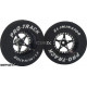 Pro Track Star in Black 1-1/16" Foam Drag Front Wheels for 1/16" axle