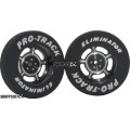 Pro Track Daytona in Black 1-1/16" Foam Drag Front Wheels for 1/16" axle