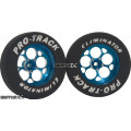 Pro Track Magnum in Blue 1-1/16" Foam Drag Front Wheels for 1/16" axle