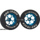 Pro Track Magnum in Blue 1-1/16" Foam Drag Front Wheels for 1/16" axle
