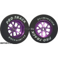 Pro Track Bulldog in Purple 1-1/16" Foam Drag Front Wheels for 1/16" axle