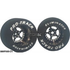 Pro Track Star 1-1/16 x .700 Black Drag Rear Wheels for 3/32 axle