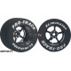 Pro Track Pro Star 1-1/16 x .700 Black Drag Rear Wheels for 3/32 axle