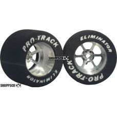 Pro Track Roadster 1-1/16 x .700 Plain Drag Rear Wheels for 3/32 axle