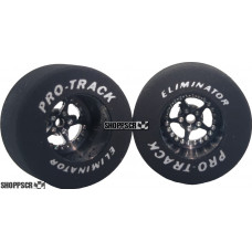 Pro Track Star 1-3/16 x .700 Black Drag Rear Wheels for 3/32 axle