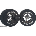 Pro Track Turbine 1-3/16 x .700 Black Drag Rear Wheels for 3/32 axle