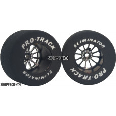 Pro Track Turbine 1-3/16 x .700 Black Drag Rear Wheels for 3/32 axle