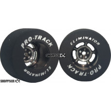 Pro Track Daytona 1-3/16 x .700 Black Drag Rear Wheels for 3/32 axle