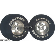 Pro Track Pro Star 3D 1-3/16 x .700 Plain Drag Rear Wheels for 3/32 axle