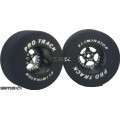 Pro Track Star 1-5/16 x .700 Black Drag Rear Wheels for 3/32 axle