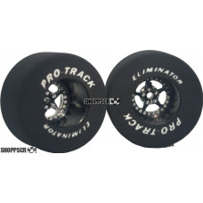 Pro Track Star 1-5/16 x .700 Black Drag Rear Wheels for 3/32 axle