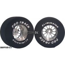 Pro Track Turbine 1-5/16 x .700 Plain Drag Rear Wheels for 3/32 axle