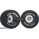 Pro Track Turbine 1-5/16 x .700 Black Drag Rear Wheels for 3/32 axle