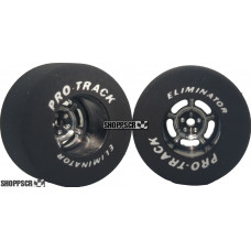 Pro Track Daytona 1-5/16 x .700 Black Drag Rear Wheels for 3/32 axle