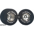 Pro Track Pro Star 3D 1-5/16 x .700 Plain Drag Rear Wheels for 3/32 axle