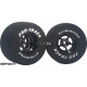Pro Track Pro Star 3D 1-5/16 x .700 Black Drag Rear Wheels for 3/32 axle