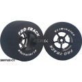 Pro Track Pro Star 1-5/16 x .700 Black Drag Rear Wheels for 3/32 axle