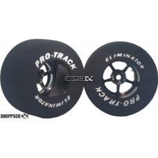 Pro Track Pro Star 1-5/16 x .700 Black Drag Rear Wheels for 3/32 axle