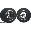 Pro Track Magnum 1-5/16 x .700 Black Drag Rear Wheels for 3/32 axle