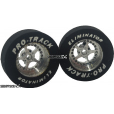 Pro Track Star 1-1/16 x .300 Plain Drag Rear Wheels for 3/32 axle