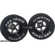 Pro Track Star 1-1/16 x .300 Black Drag Rear Wheels for 3/32 axle