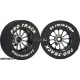 Pro Track Turbine 1-1/16 x .300 Black Drag Rear Wheels for 3/32 axle