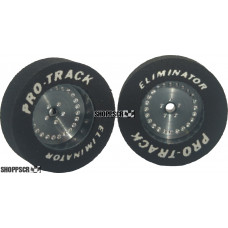 Pro Track Classic 1-1/16 x .300 Gray Drag Rear Wheels for 3/32 axle