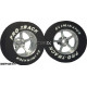 Pro Track Pro Star 1-1/16 x .300 Plain Drag Rear Wheels for 3/32 axle